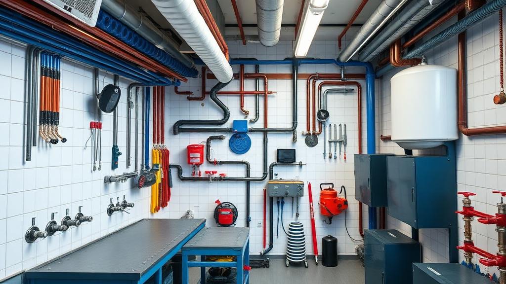Entreprise de plomberie moderne - Expertise en valorisation