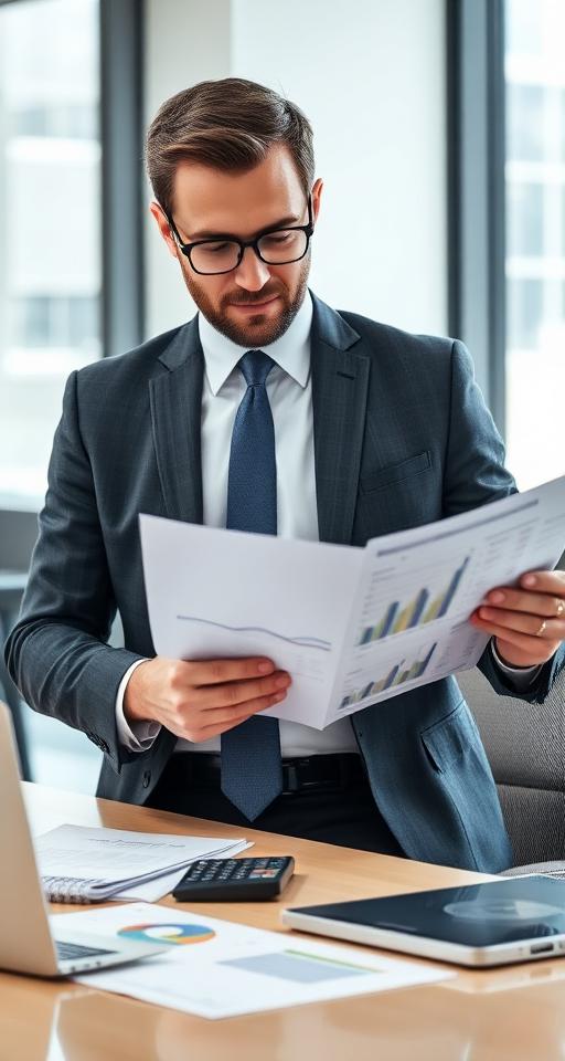 Expert XVAL spécialisé en valorisation d'entreprise analysant des données financières pour une évaluation précise