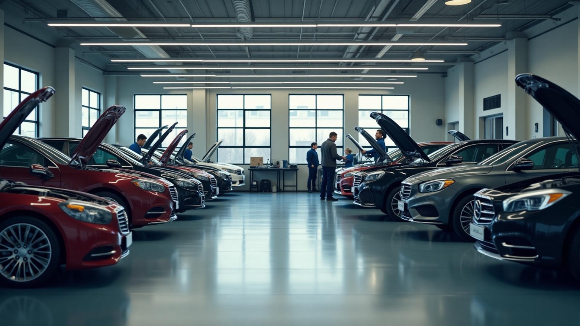 Garage automobile moderne - Expertise en valorisation