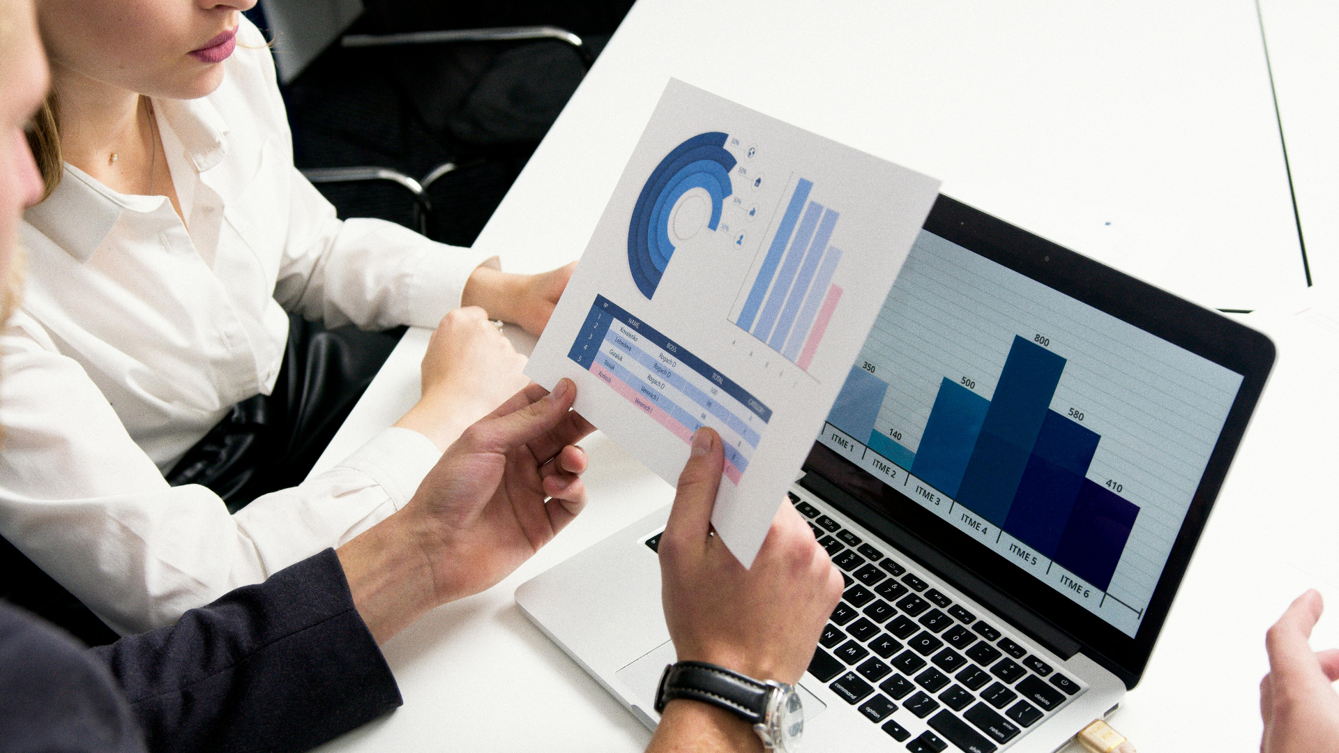 Analyse de valorisation avec graphiques et données financières